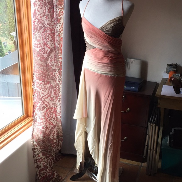 Gorgeous silk ombré dress - Picture 2 of 8